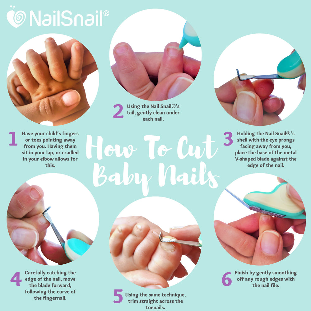 How To Cut Baby Nails The Nail Snail