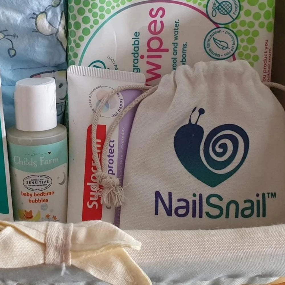 
                  
                    Nail Snail - Canvas Storage bag - baby essentials
                  
                