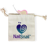 Pink Nail Snail & Canvas Bag