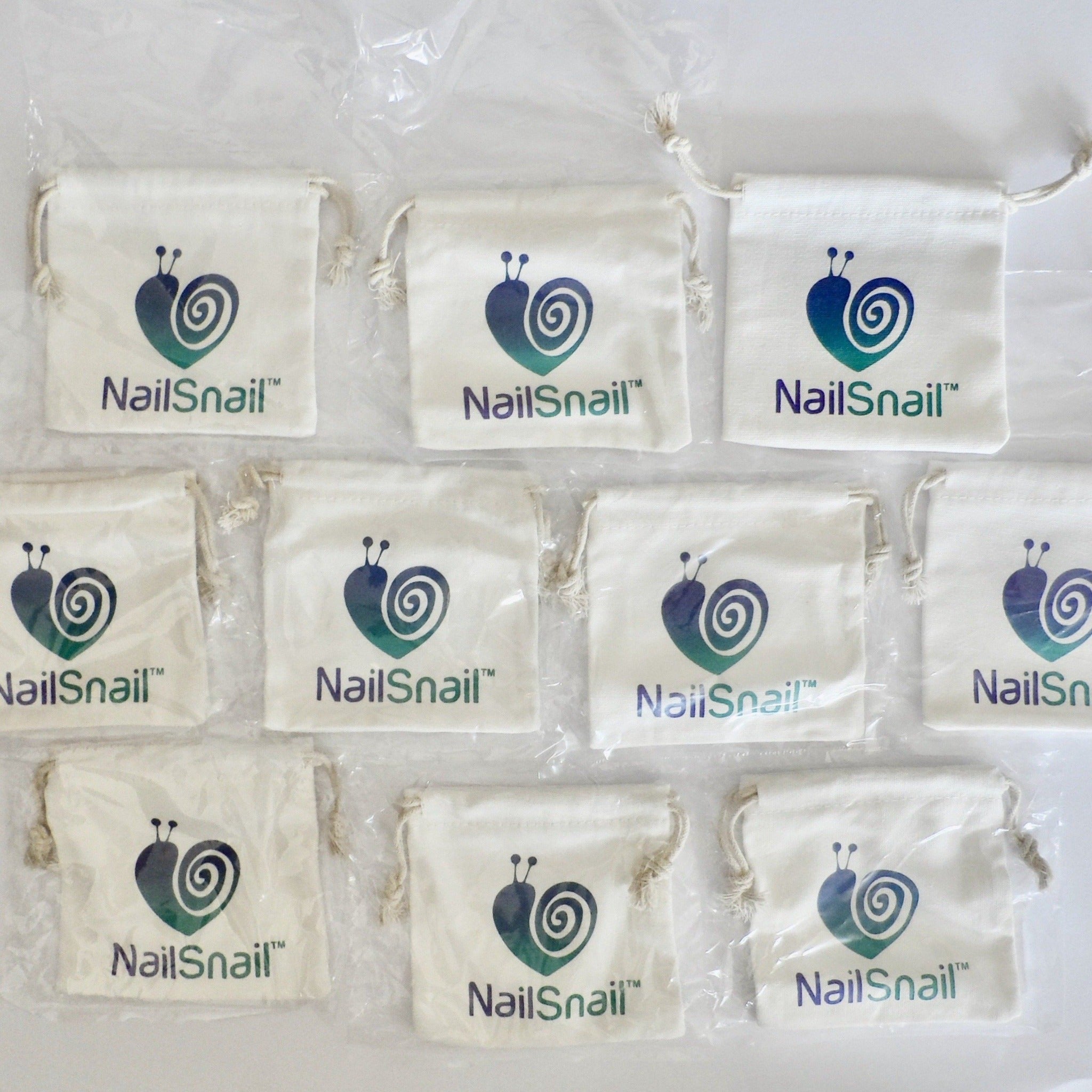 Nail Snail® Canvas Storage Bags - Wholesale (10 Units Loose)