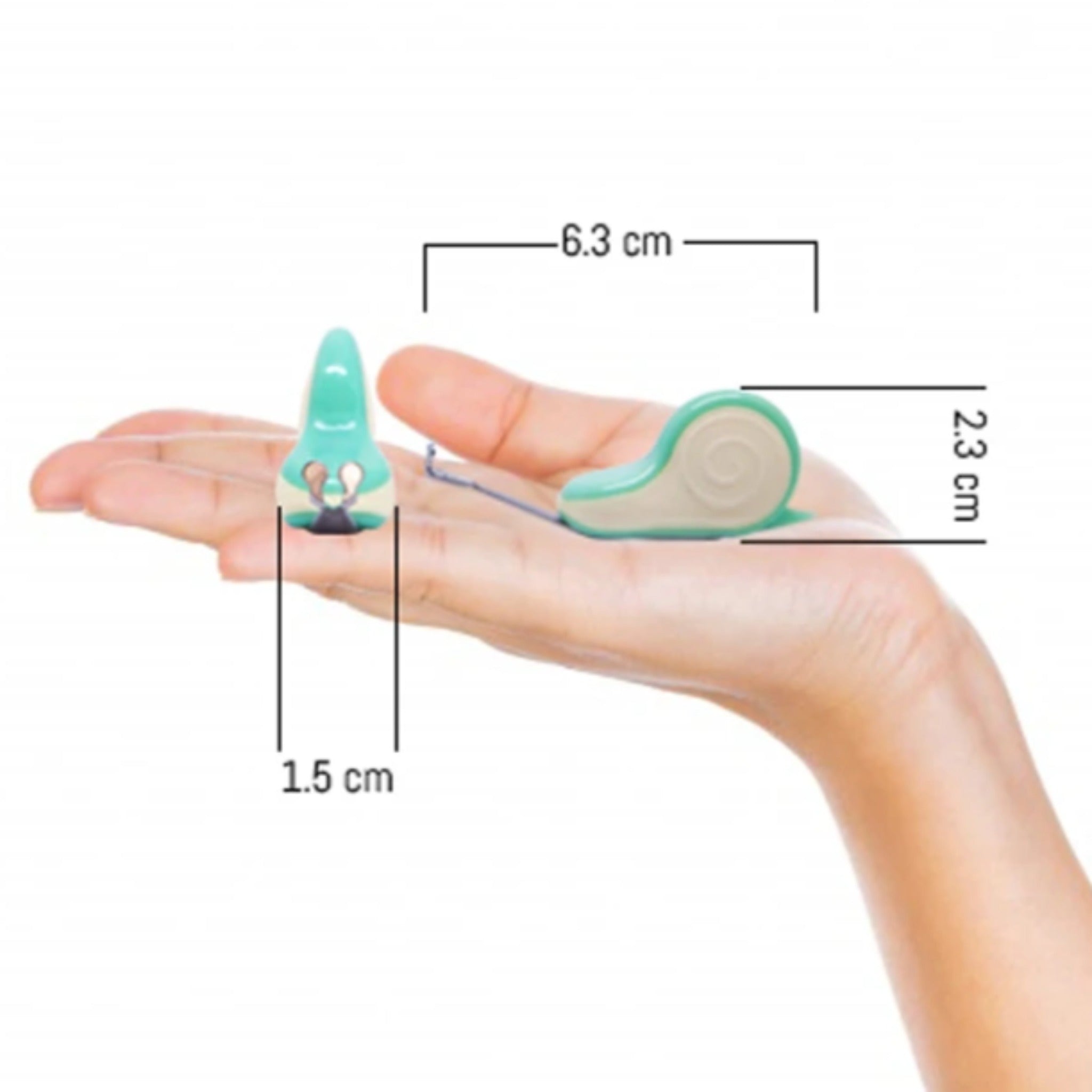 Nail Snail - Turquoise Blue - baby nail trimmers - size hand