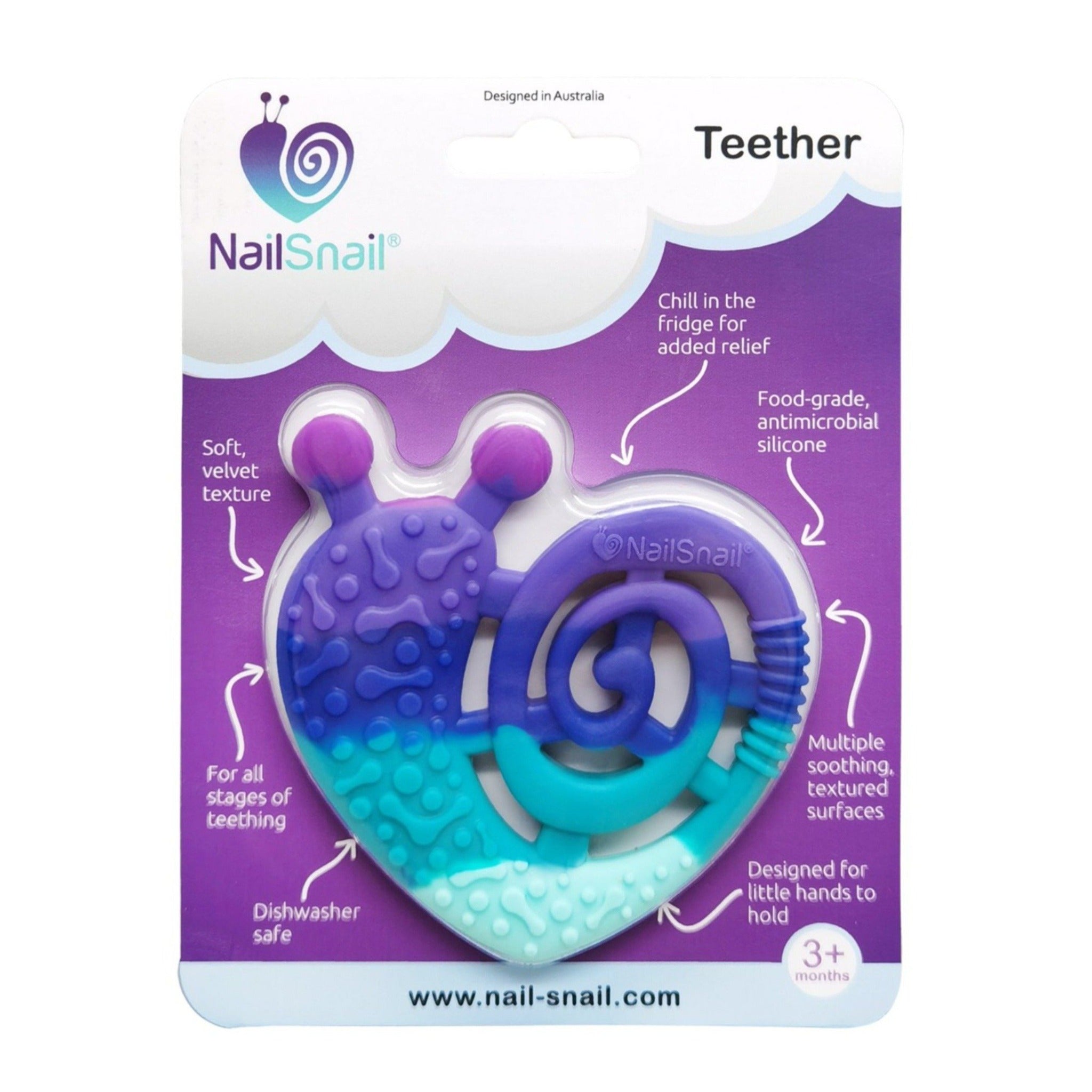 Nail Snail® Teether - Bold